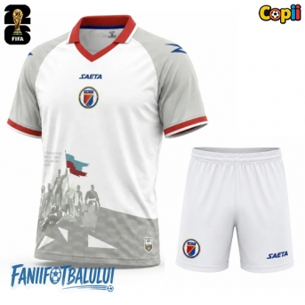 Haiti Echipament de Fotbal Replică Mondial 2026 Copii Deplasare (+ Șorturi)